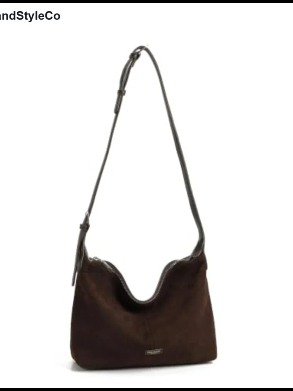 Slouchy Hobo Bag Women Faux Suede Adjustable Shoulder Purse Crossbody
